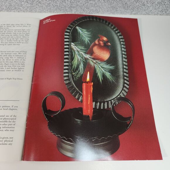 Tole Painting For the Love of Birds Book Purdy's Studio 11 Patterns Holiday - Picture 7 of 8